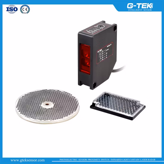Mirror Reflector Plate Photoelectric Switch Sensor for Lifting Fabric Doors