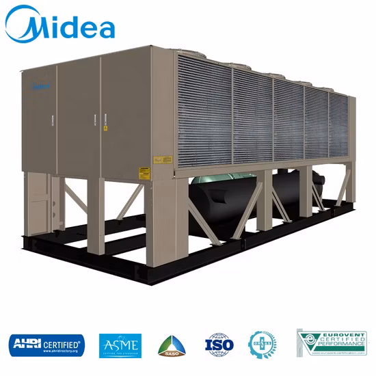 Midea 냉각 시스템 공냉식 스크류 산업용 냉각기 가격